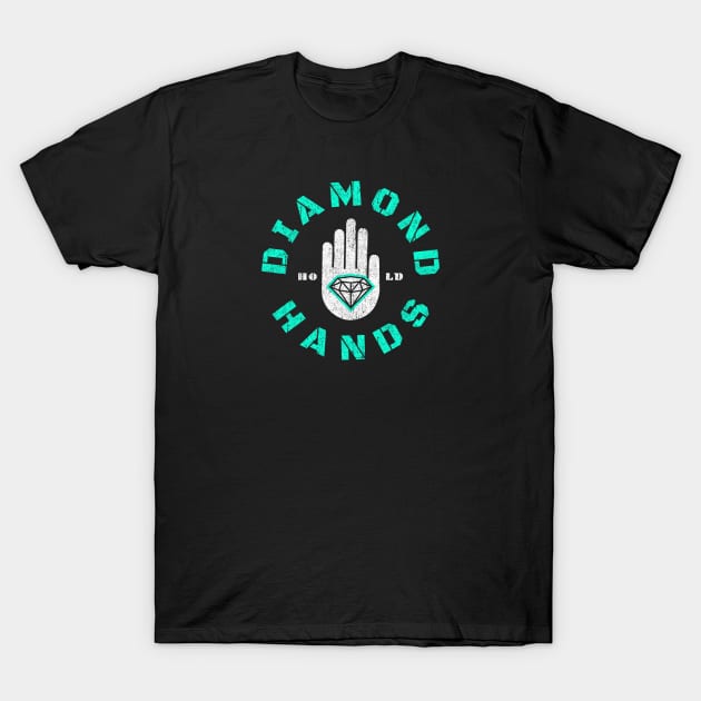 Diamond Hands T-Shirt by huckblade